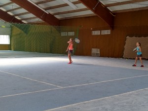 Tennis in der Halle